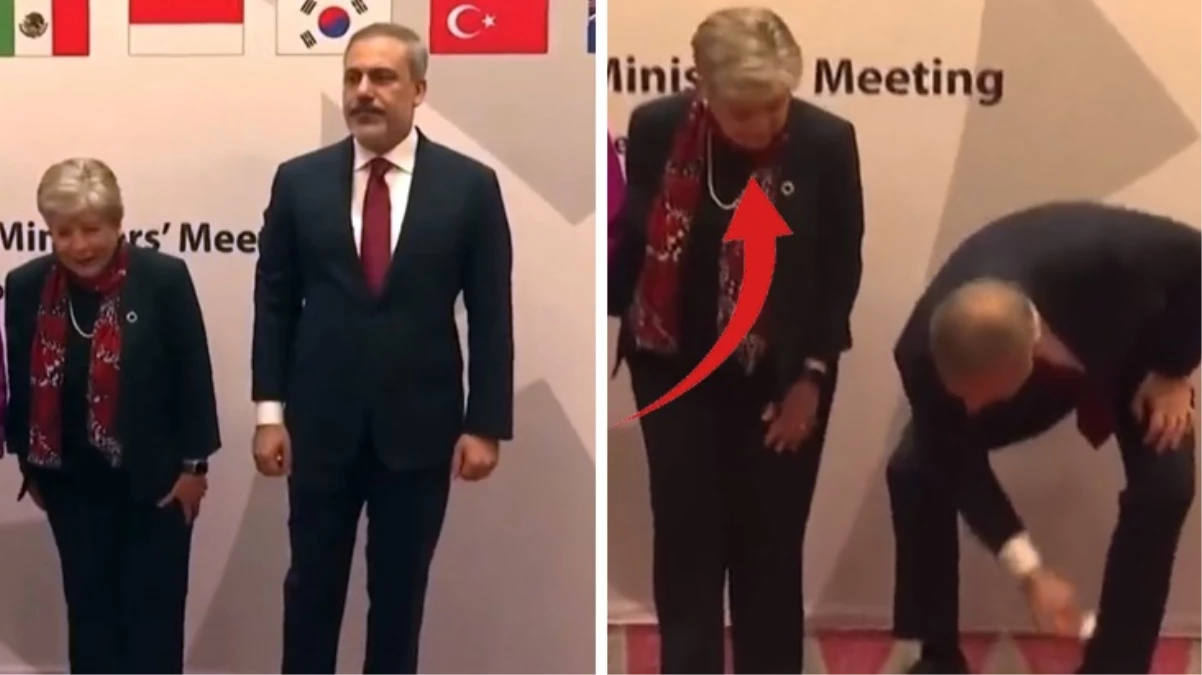 Erdoğan\'ın izinden gidiyor! Hakan Fidan, Türk bayrağını yerde bırakmadı
