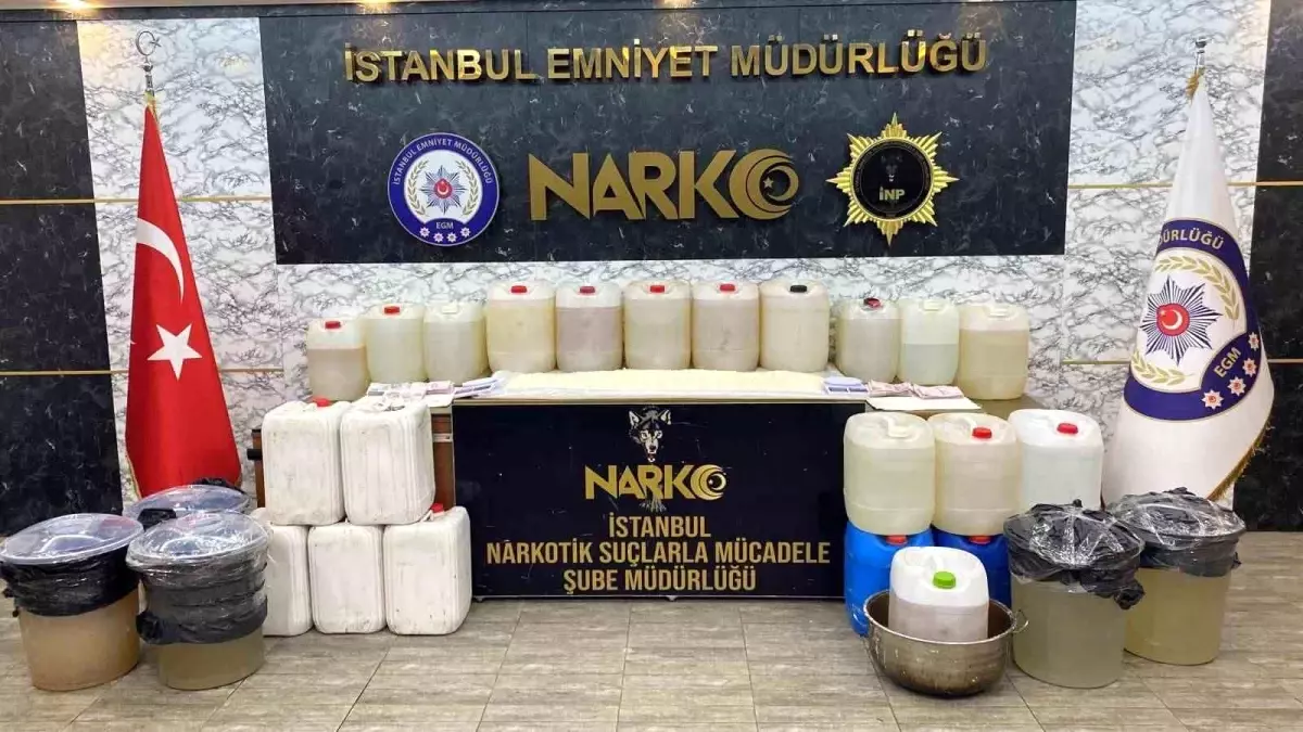 İstanbul\'da 738 Kilo Metamfetamin Operasyonu