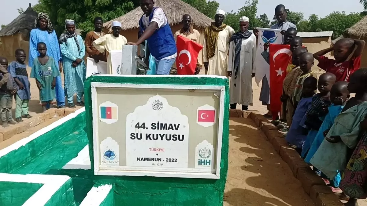 İHH Kütahya İnsani Yardım Derneği, Kamerun\'da 2 yeni su kuyusu açtırdı