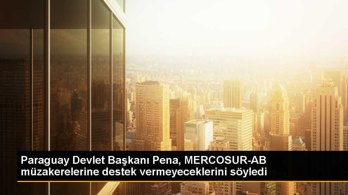 Paraguay, AB ile Ticaret Anlaşması Müzakerelerini Desteklemeyecek