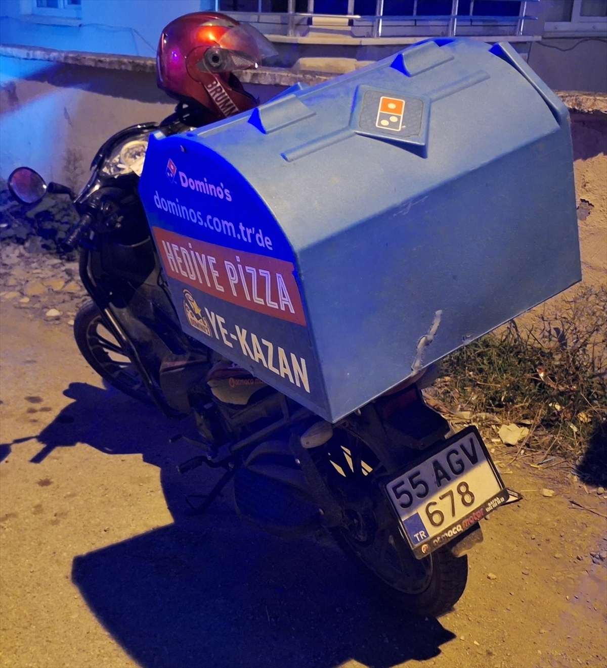 Samsun\'da otomobil-motosiklet çarpışması: Motosiklet sürücüsü yaralandı