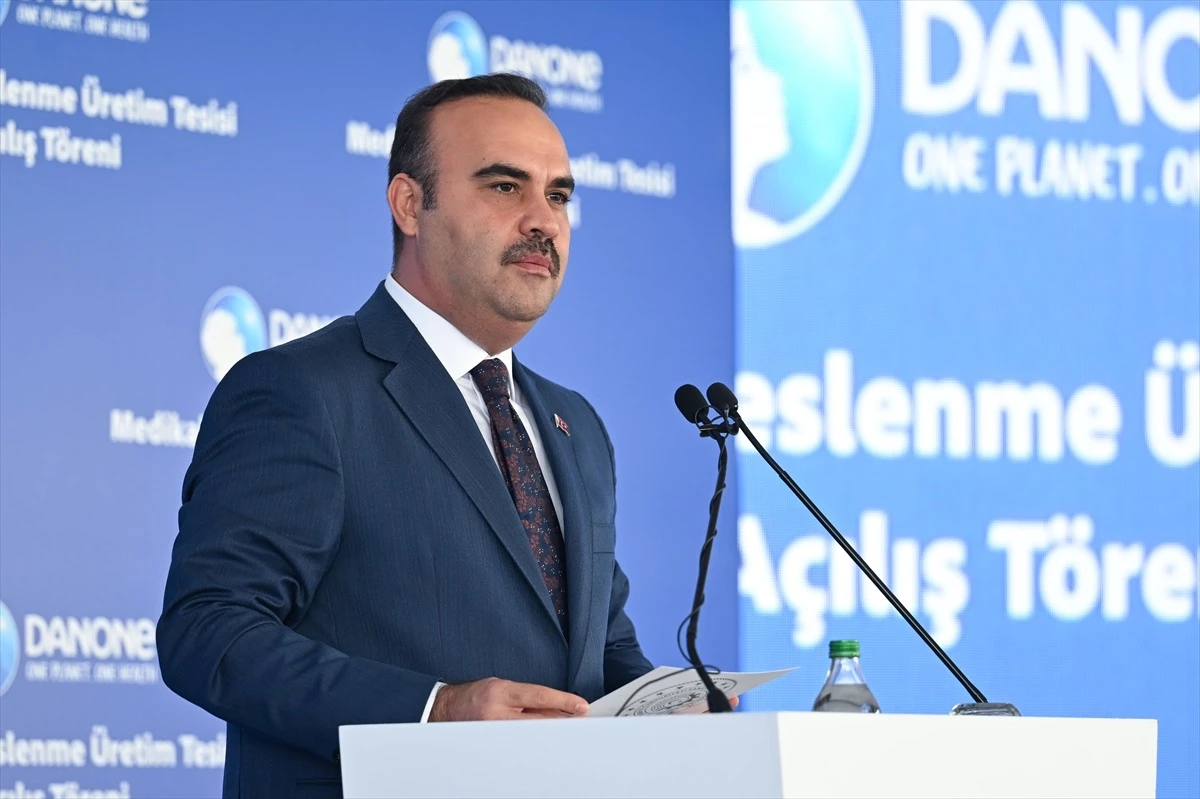 Sanayi ve Teknoloji Bakanı Kacır, Danone Türkiye Medikal Beslenme Tesisi açılış töreninde konuştu Açıklaması