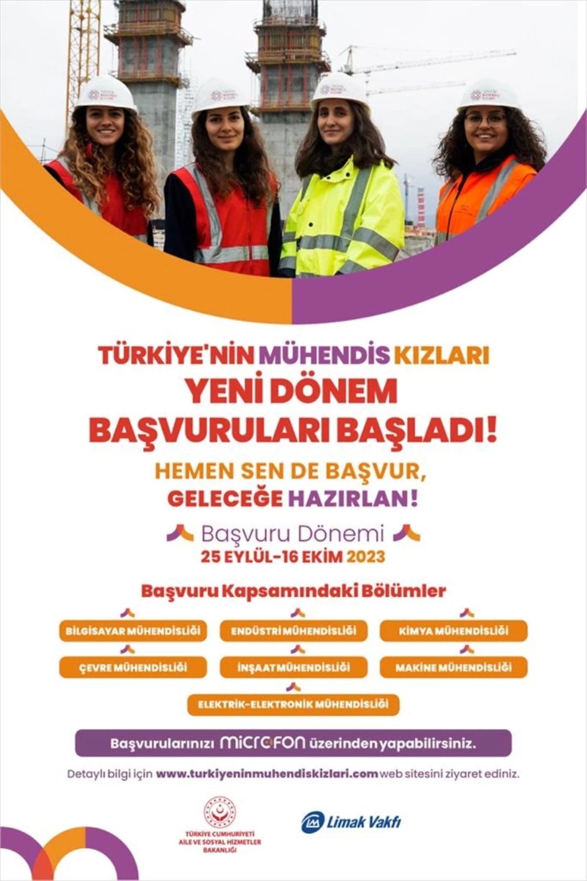 Türkiye\'nin Mühendis Kızları Projesi Yeni Dönem Başvurularına Başladı