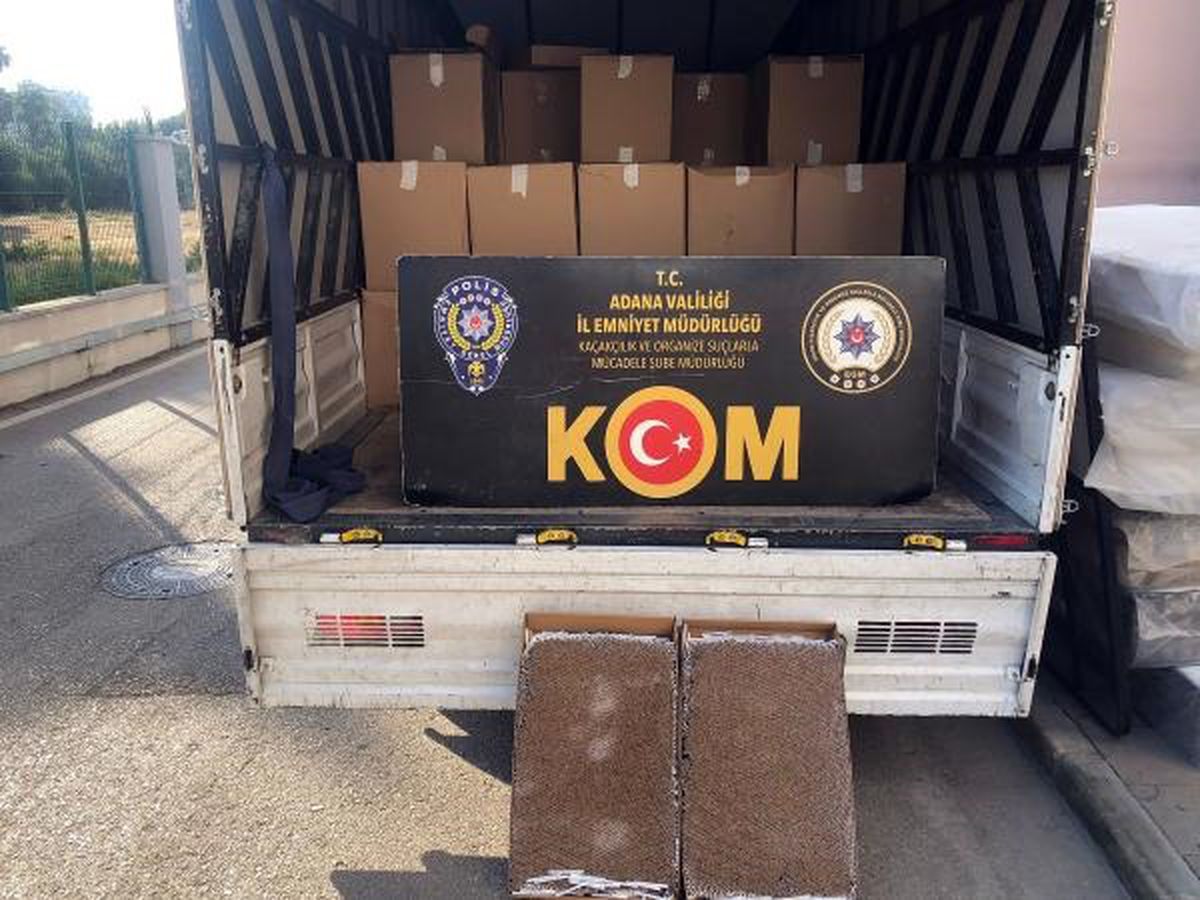 Adana\'da 10 Milyon TL Değerinde Kaçak Sigara Operasyonu
