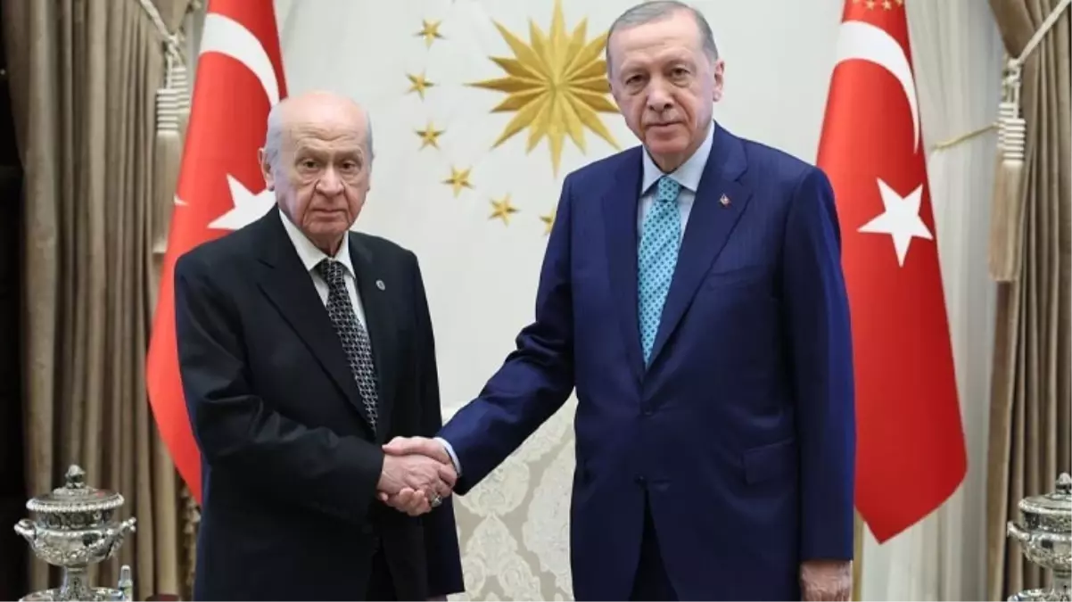 Beştepe\'de sürpriz görüşme! Cumhurbaşkanı Erdoğan ve Bahçeli bir araya geldi