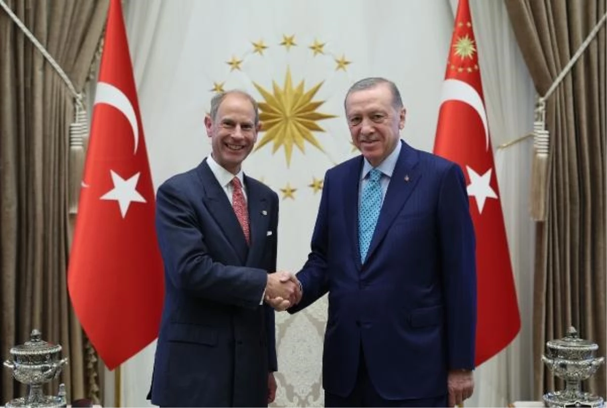 Cumhurbaşkanı Erdoğan, Prens Edward\'ı kabul etti