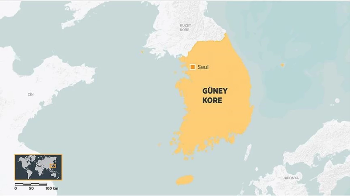 Güney Kore hangi yarım kürede? Güney Kore\'nin konumu ve harita bilgisi
