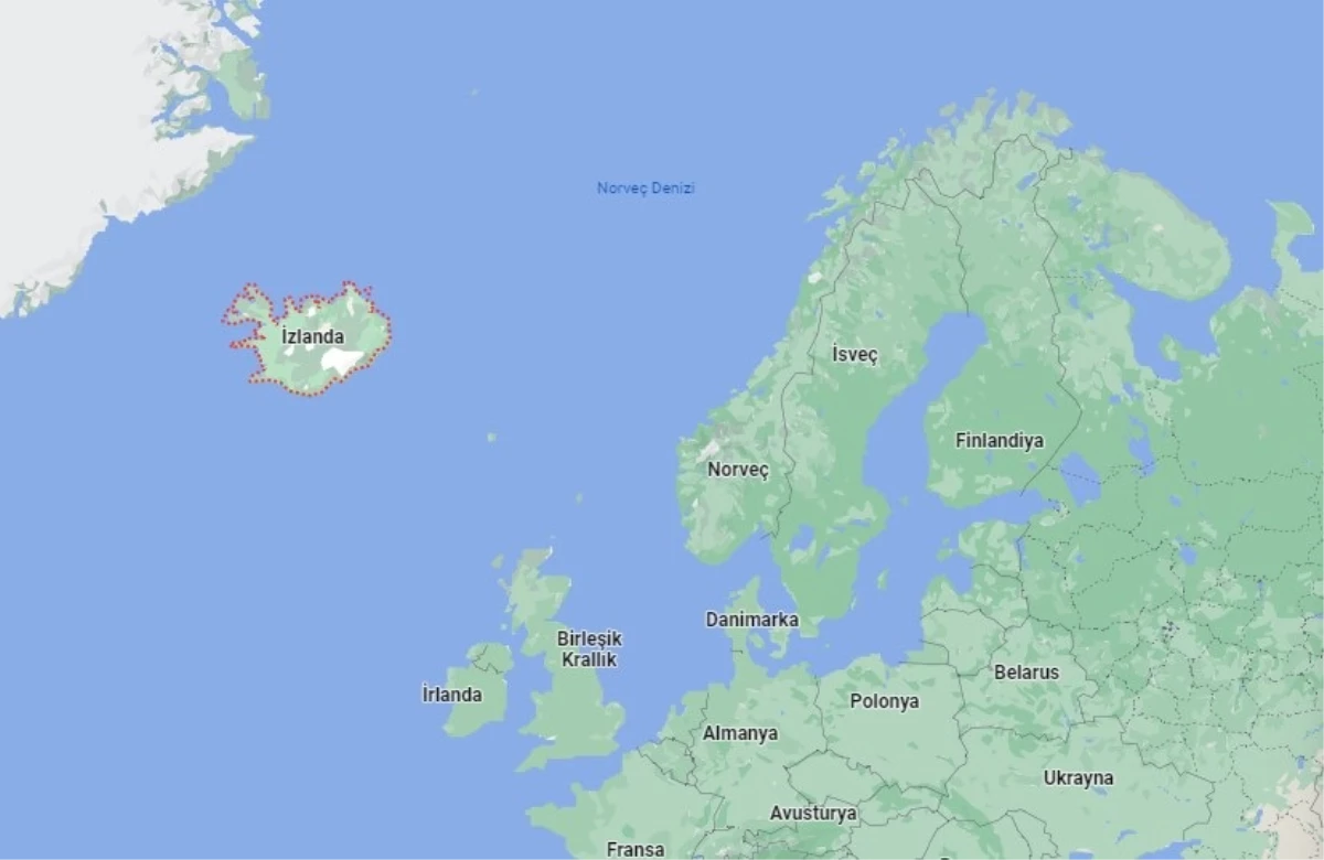İzlanda hangi yarım kürede? İzlanda\'nın konumu ve harita bilgisi