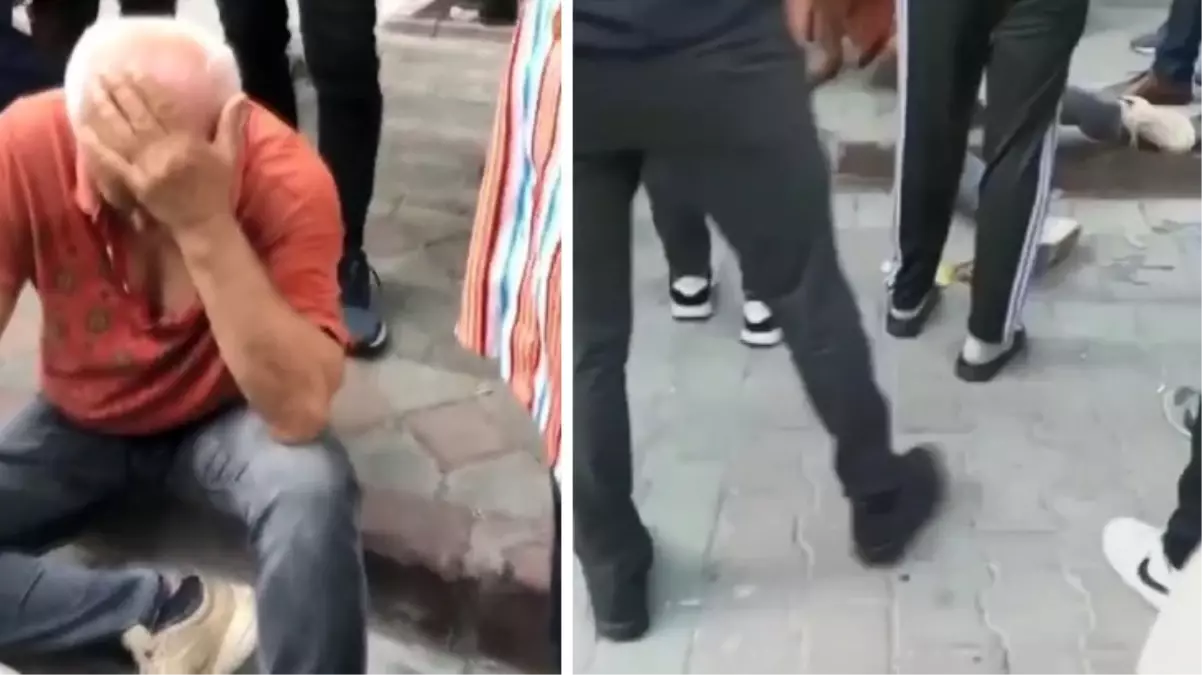 Yolda yürüyen kadının gizlice fotoğraflarını çeken sapığa meydan dayağı