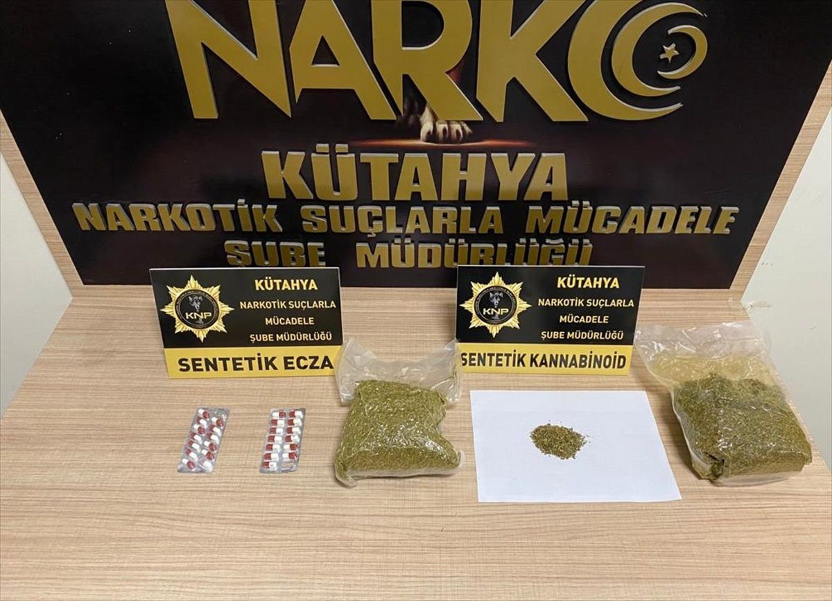 Kütahya\'da Uyuşturucu Operasyonunda Gözaltına Alınan Çift Tutuklandı
