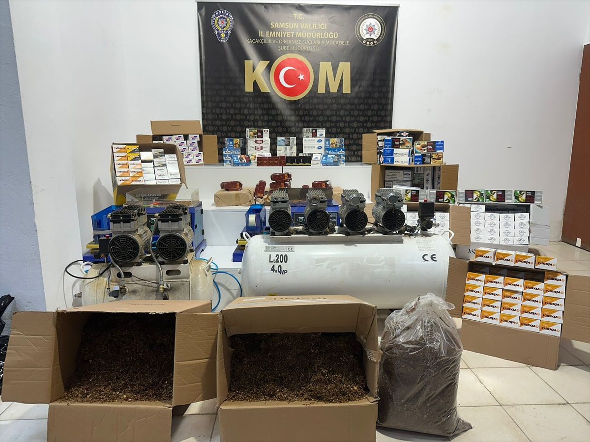Samsun\'da Kaçakçılık Operasyonunda 4 Şüpheli Gözaltına Alındı