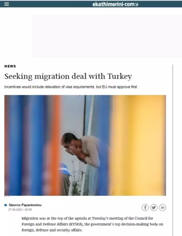 Yunanistan, göç anlaşmasında Türkiye'den 3 şey istiyor