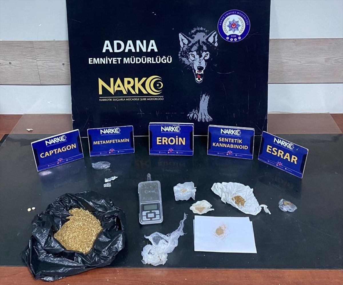 Adana\'da Uyuşturucu Operasyonu: 3 Kişi Tutuklandı