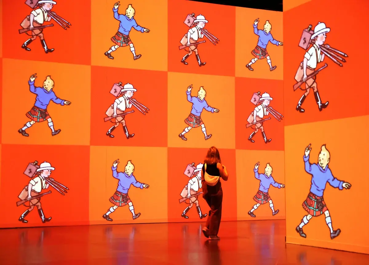 Brüksel'de Tenten'in Maceraları Sergisi Büyük İlgi Gördü