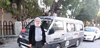 73 yaşındaki Elmacı Dede, Suriye'deki yetim çocuklara elma götürmek için yola çıktı