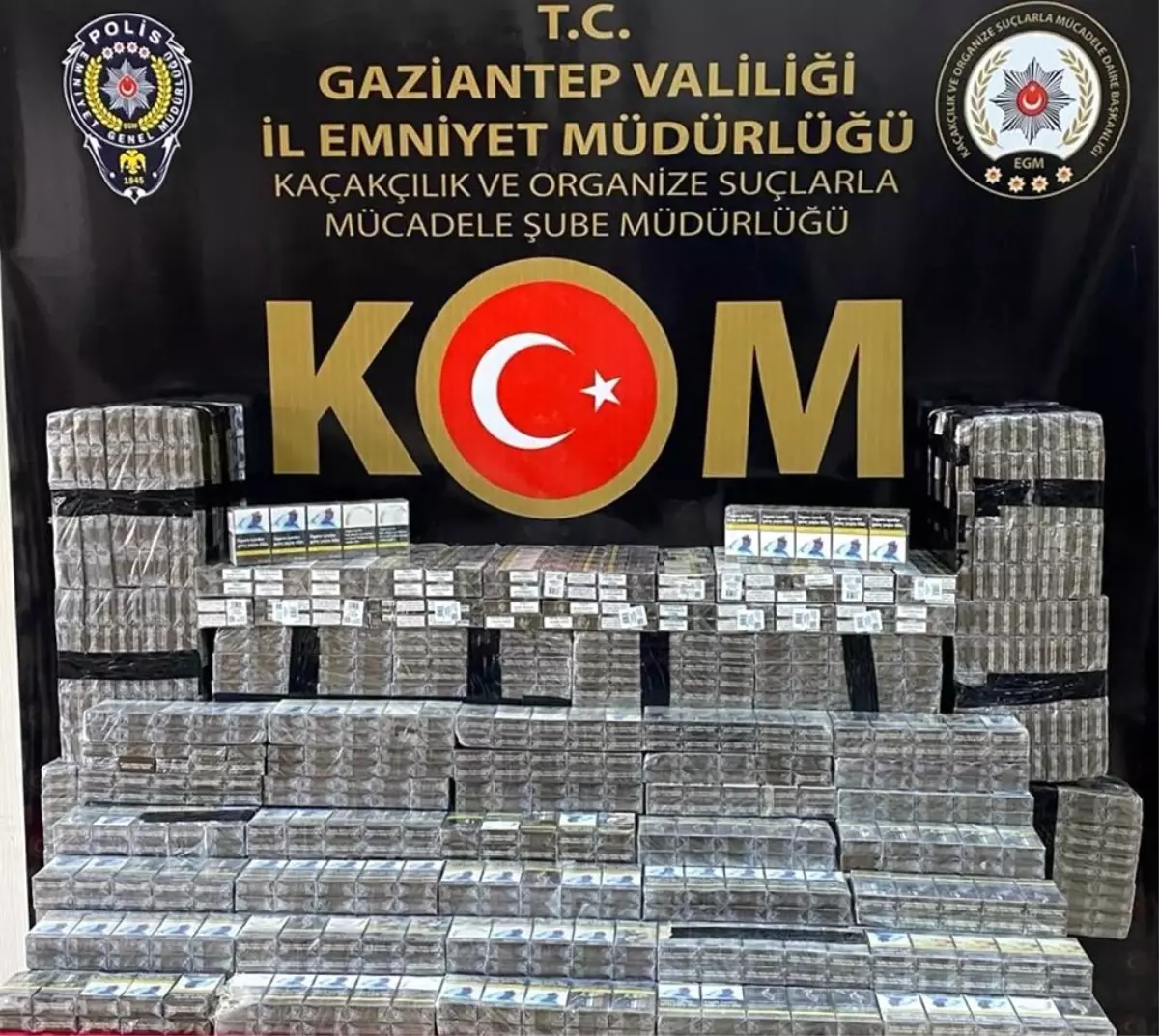 Gaziantep\'te 16 Bin 810 Adet Gümrük Kaçağı Sigara Ele Geçirildi