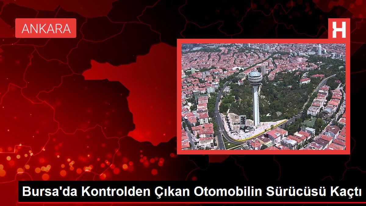 Bursa'da Kontrolden Çıkan Otomobilin Sürücüsü Kaçtı