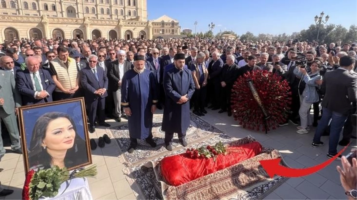 Azerbaycan Milletvekili Ganire Paşayeva toprağa verildi! Cenazedeki kilim detayı dikkat çekti 