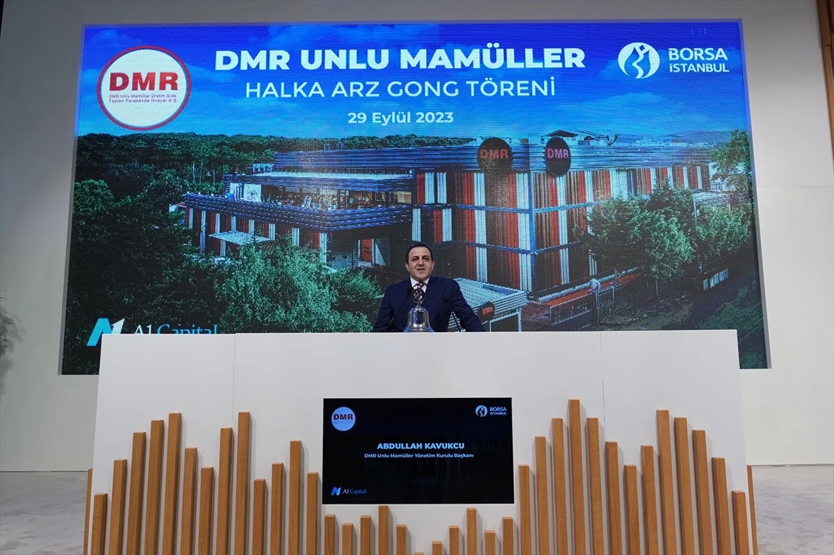 Borsa İstanbul\'da gong DMR Unlu Mamuller için çaldı