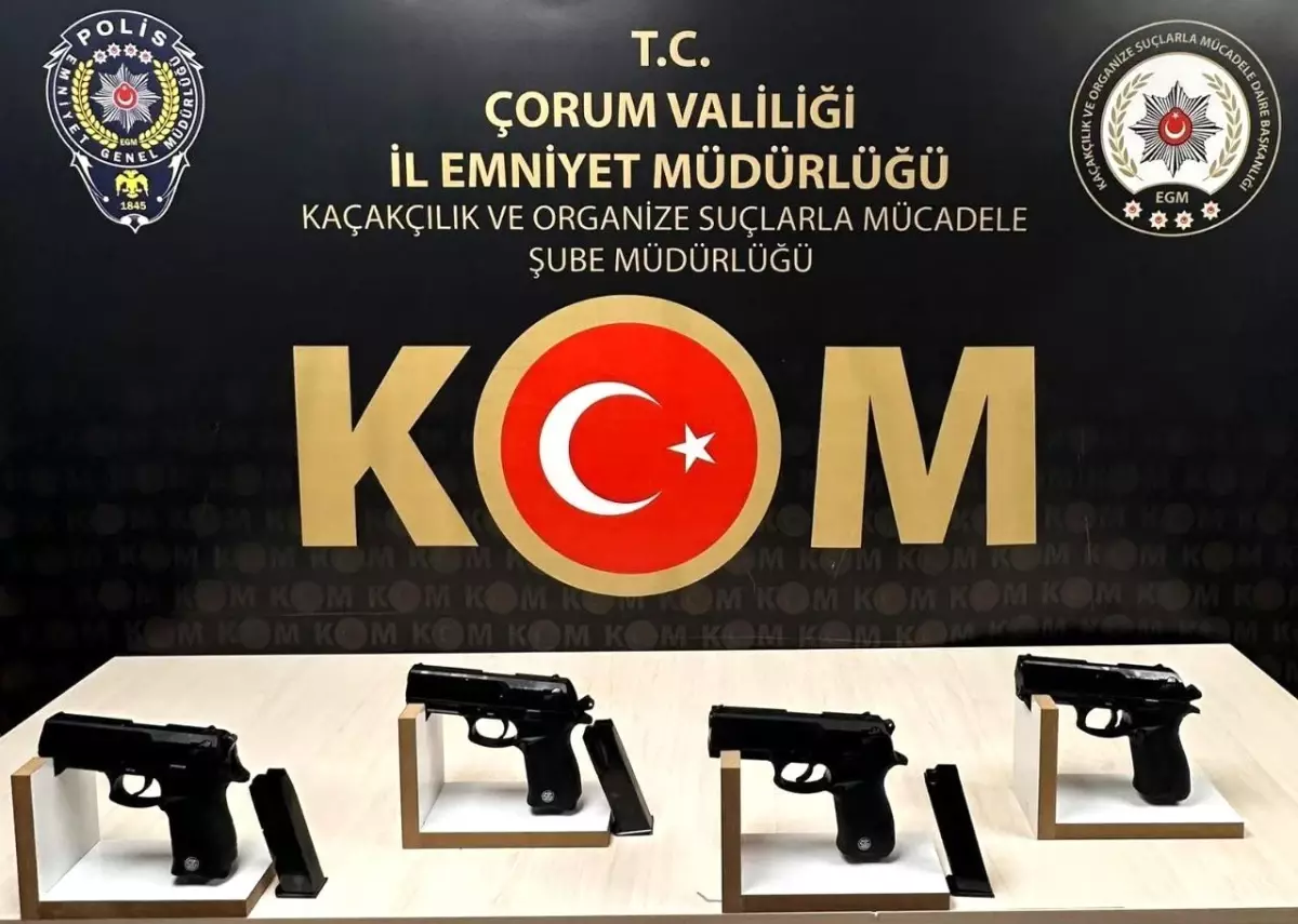 Çorum\'da Kaçakçılara Operasyon: 8 Gözaltı