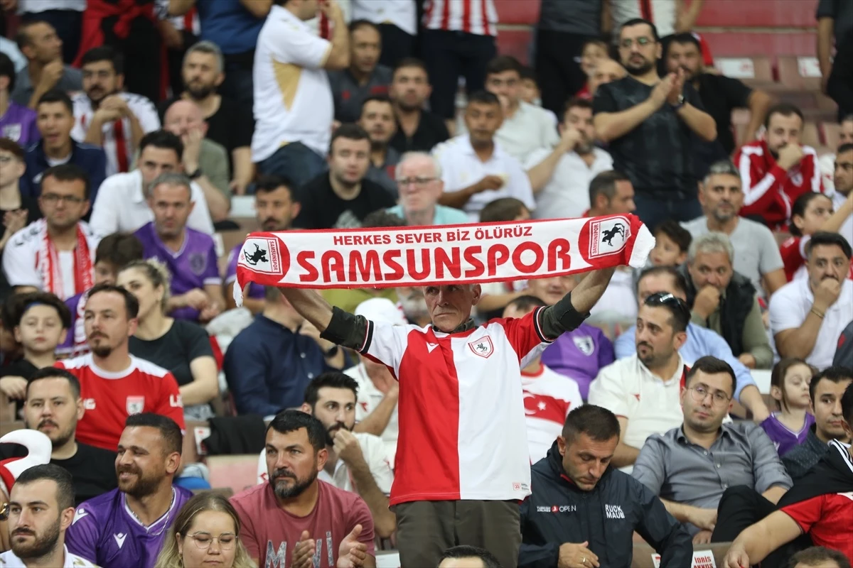 Yılport Samsunspor - Gaziantep FK Maçının İlk Yarısı 2-0 Sonuçlandı