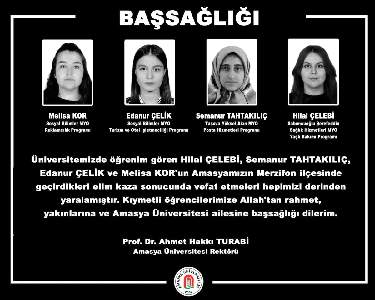 Amasya Üniversitesi\'nden Öğrenci Kaybı