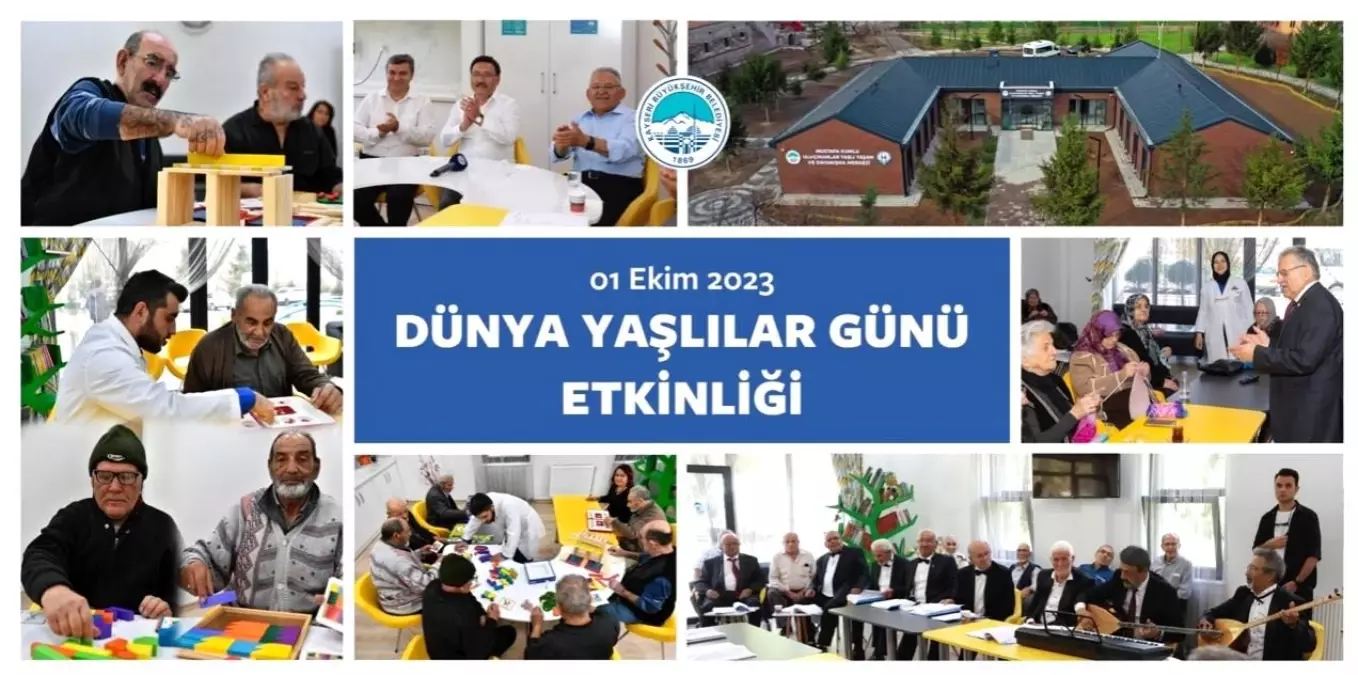 Kayseri Büyükşehir Belediyesi, 1 Ekim Dünya Yaşlılar Günü\'nde özel bir program düzenliyor