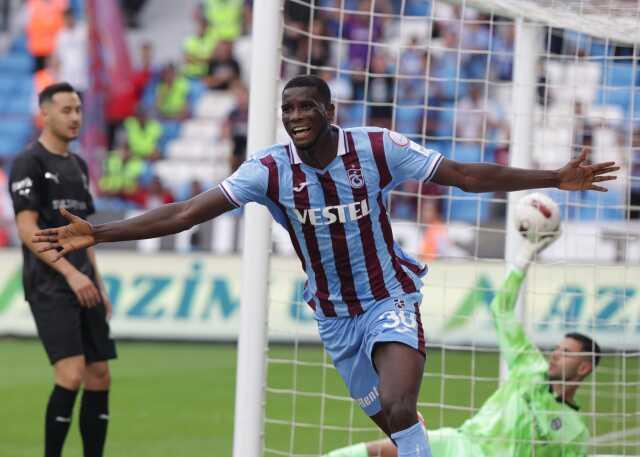 Gol atmadığı maç yok! Paul Onuachu, Trabzonspor tarihine geçti
