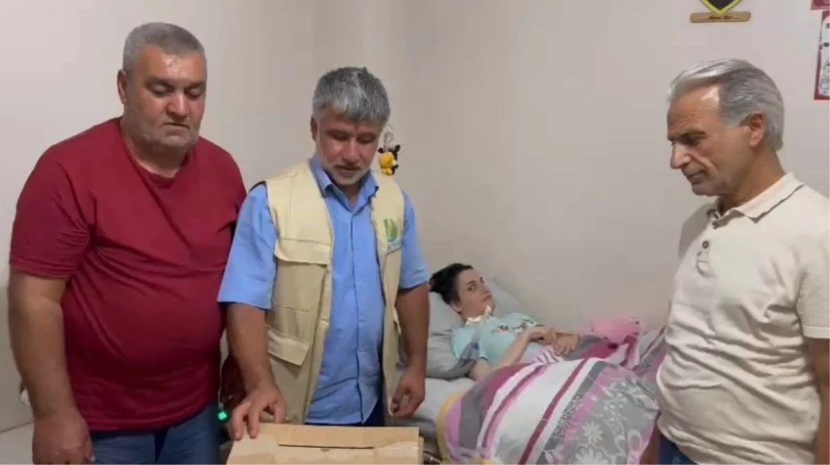 Hayırseverlerin Desteğiyle Miyopati Hastası Nurçin\'in Yüzü Güldü