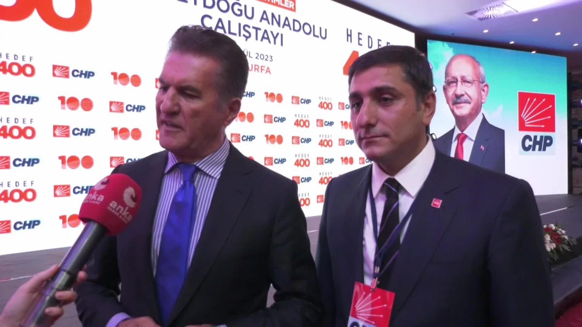 Mahmut Tanal: "Şanlıurfa\'da Hedefimiz Büyükşehir Belediye Başkanlığını Almak. Asla Umutsuzluğa Yer Yok. Şanlıurfa\'ya Baharlar Gelecek"