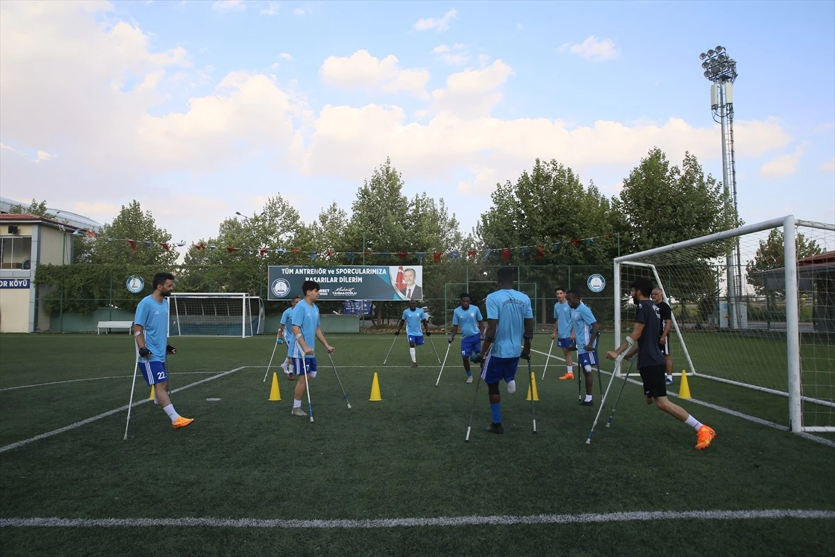 Şahinbey Belediyesi Ampute Futbol Takımı, Avrupa Ampute Şampiyonlar Ligi\'ne katılmak için hazırlanıyor