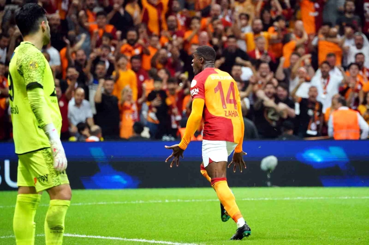 Galatasaraylı Wilfried Zaha, Ankaragücü maçında ilk golünü attı