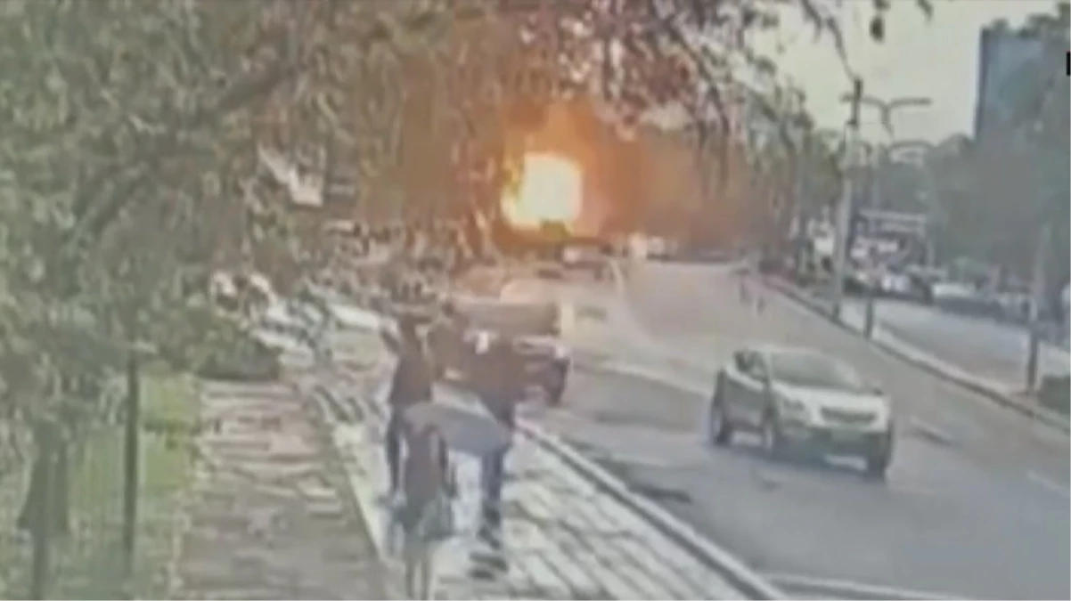 Ankara\'daki bombalı saldırı girişiminde patlama anı kamerada