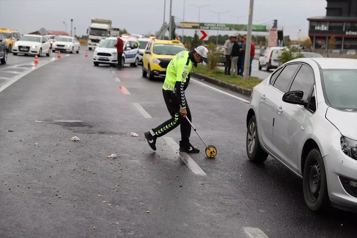 Erzurum\'da meydana gelen trafik kazalarında 2 kişi yaralandı