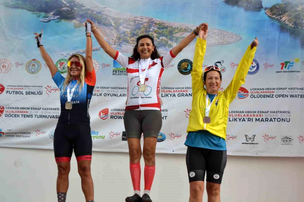 Fethiye\'de Uluslararası Likya Granfondo Bisiklet Yarışları Tamamlandı