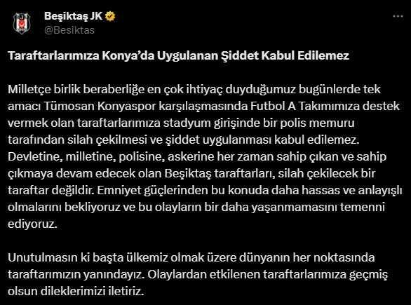 Görüntüler ortalığı ayağa kaldırdı! Beşiktaş'tan açıklama gecikmedi: Görüntüler ortalığı ayağa kaldırdı! Beşiktaş'tan açıklama gecikmedi:
