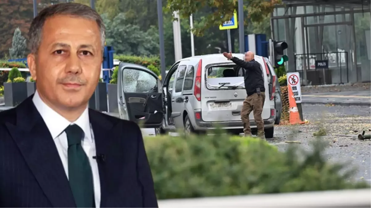 Bakan Yerlikaya\'dan Ankara\'daki saldırıyla ilgili ilk açıklama: İçişleri Bakanlığı\'na 2 terörist bombalı saldırı eyleminde bulunmuştur