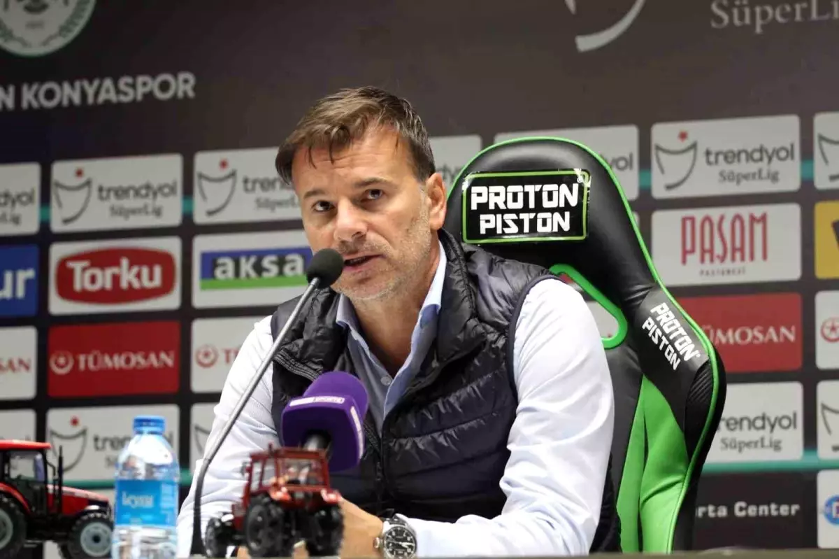 TÜMOSAN Konyaspor Teknik Direktörü Stanojevic: Maçın anahtar noktası penaltı ve kırmızı kart pozisyonu