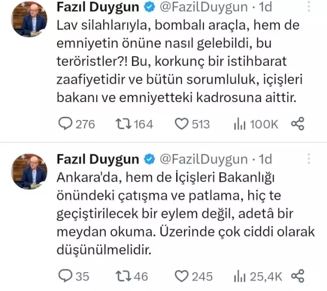 İçişleri Bakanı Ali Yerlikaya'yla ilgili paylaşım yapan gazeteci gözaltına alındı İçişleri Bakanı Ali Yerlikaya'yla ilgili paylaşım yapan gazeteci gözaltına alındı