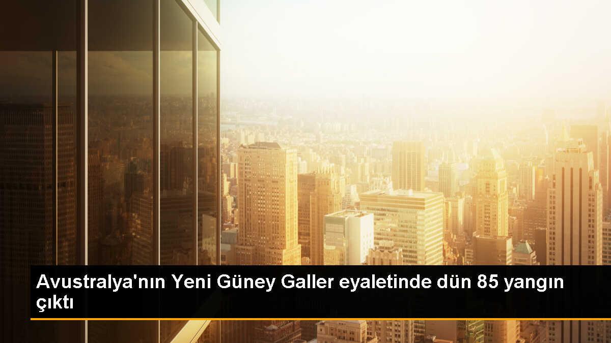 Avustralya\'da Yeni Güney Galler eyaletinde 85 yangın çıktı