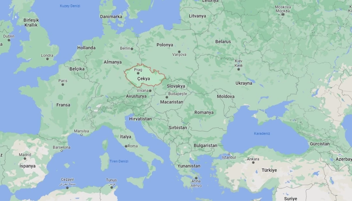 Çekya hangi yarım kürede? "Altın Şehir" Çek Cumhuriyeti konumu ve harita bilgisi