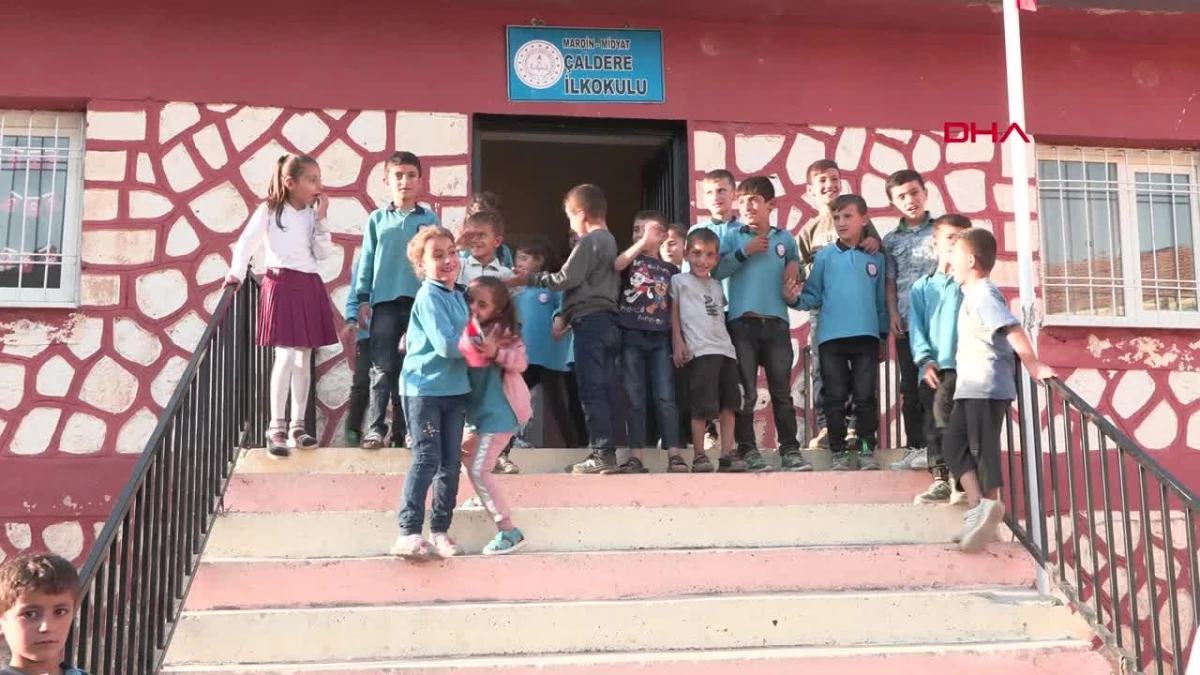 Midyat\'taki köy okuluna yazın serin kışın sıcak tutacak ısı pompası kuruldu
