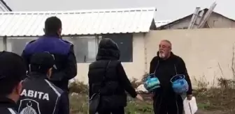 Karasu'da kaçak kafe sahibi yıkımı engellemekle tehdit etti