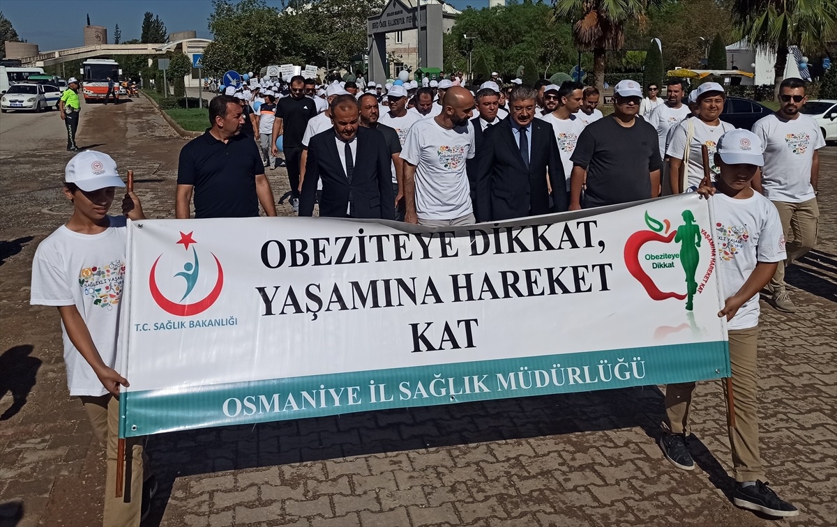 Osmaniye\'de sağlıklı yaşam için yürüyüş düzenlendi
