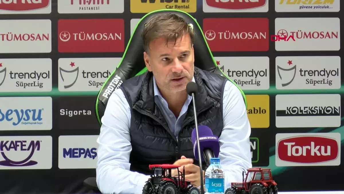 Konyaspor Teknik Direktörü Stanojevic: Maçın anahtar noktası penaltı ve kırmızı kart pozisyonlarıydı