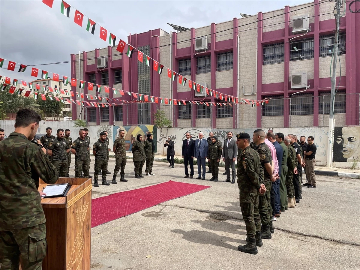 TİKA, Ramallah\'ta Askeri Spor Federasyonu için spor salonu kurdu
