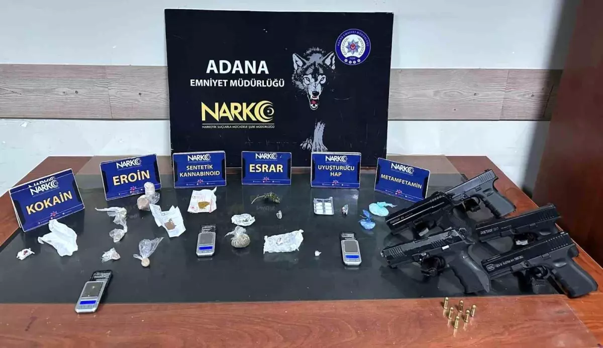 Adana\'da Uyuşturucu Ticareti Yapan 3 Kişiden 2\'si Tutuklandı