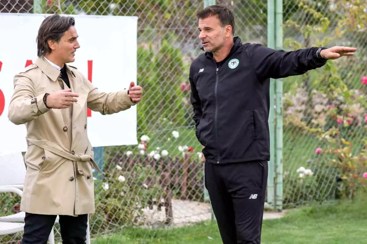 A Milli Futbol Takımı Teknik Direktörü Vincenzo Montella, Konyaspor Tesisleri\'ni ziyaret etti