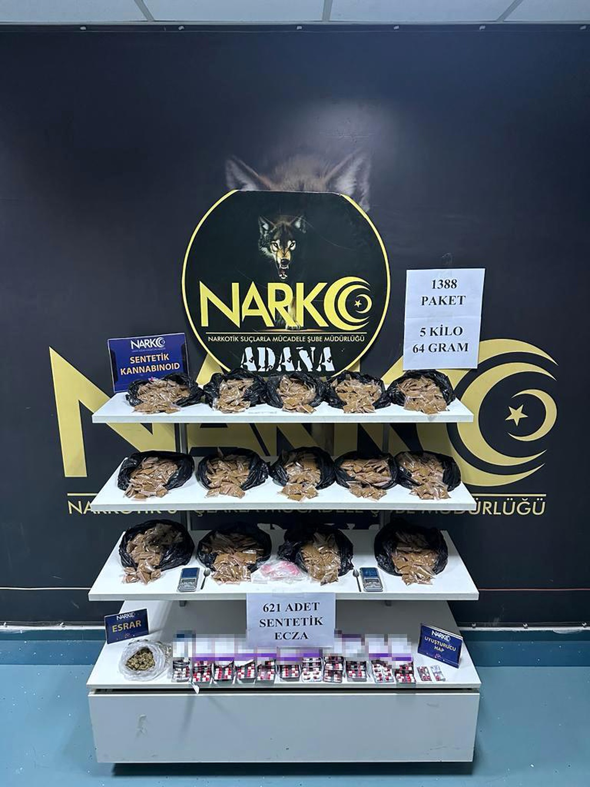 Adana\'da 5 Kilo Bonzai Ele Geçirildi, 1 Şüpheli Tutuklandı