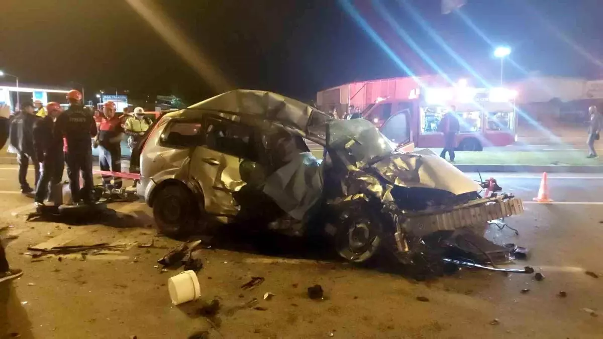 Zonguldak\'ın Ereğli ilçesinde kaza: 1 ölü, 2 yaralı